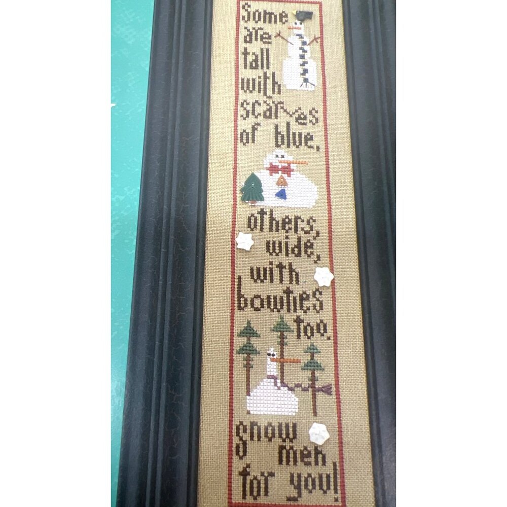 Heart In Hand Snowman Medley Cross Stitch Chart
